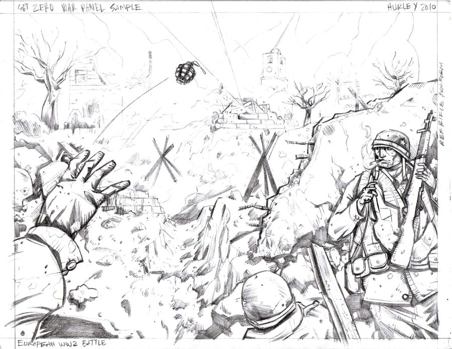 900x695 Ww2 Trenches By Ehurley