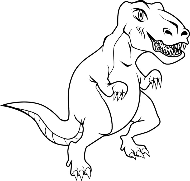 800x763 New T Rex Coloring Page 50 For Coloring Page With T Rex Coloring