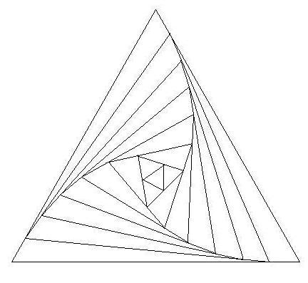 432x397 Iris Folding Triangle Template A Fun Way To Make Beautiful