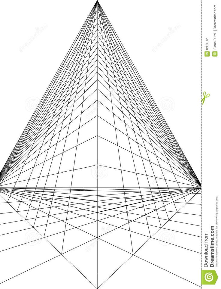 Triangle Illusion Drawing at GetDrawings | Free download