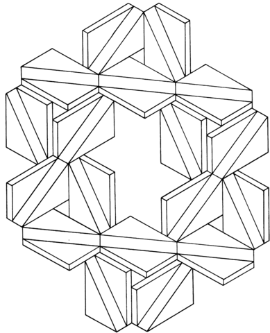 389x480 Optical Illusion 16 Coloring Page Free Printable Coloring Pages