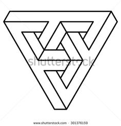 236x246 Optical Illusion Triangle Art Illusions, Triangles