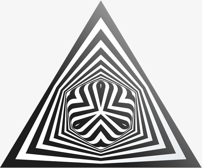 650x541 Visual Illusion Effect Geometry, Vector Material, Triangle