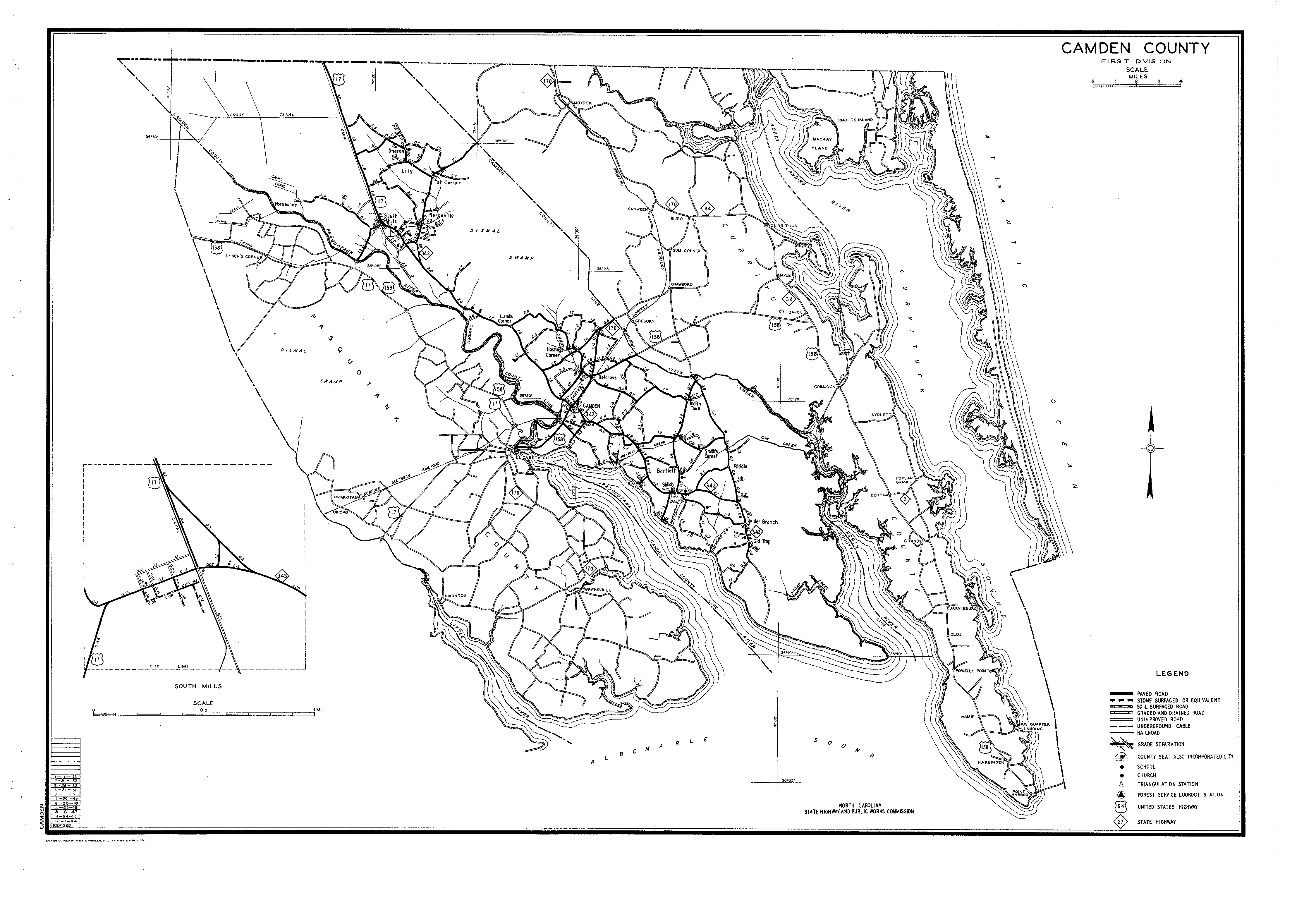 4498x3134 Camden County Maps