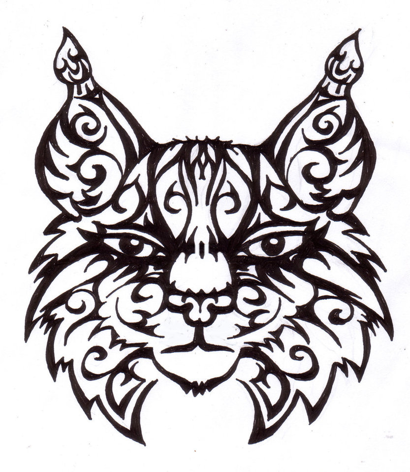 833x959 Tribal Lynx By Xanadra