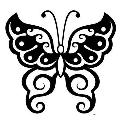 400x372 Lipby Blogs Black Butterfly Tattoo Design