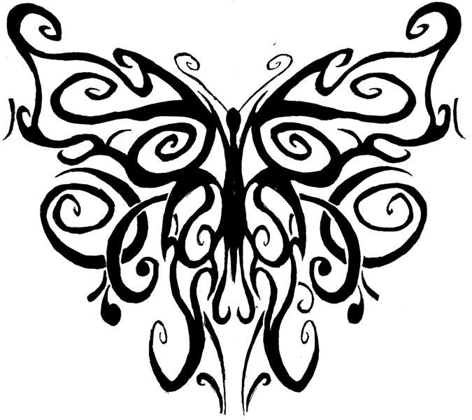 675x600 Tribal Butterfly 2 By Sinful Suffering