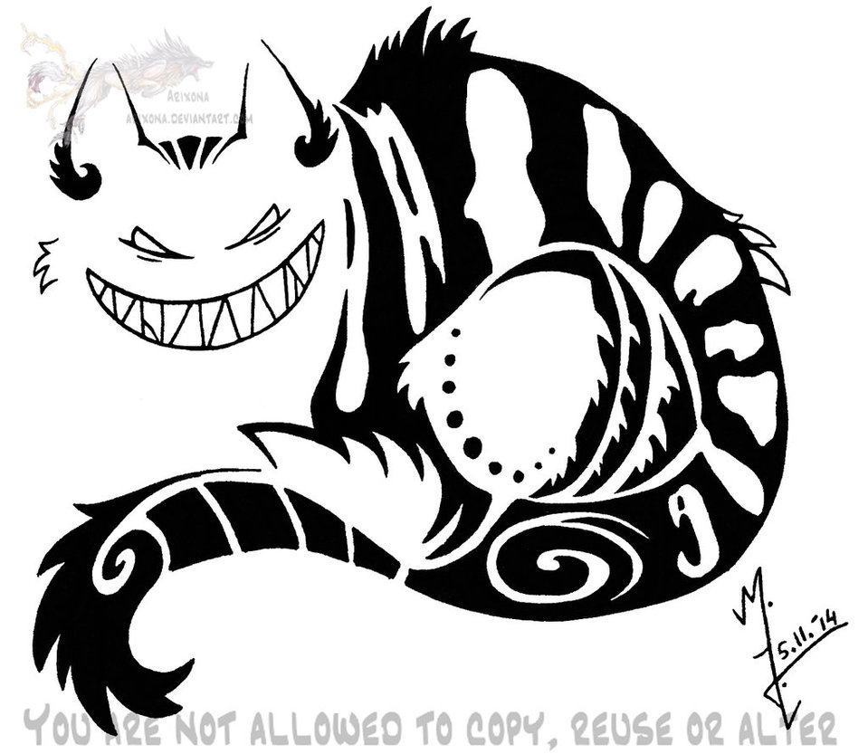 959x833 Cheshire Cat Tribal By Arixona