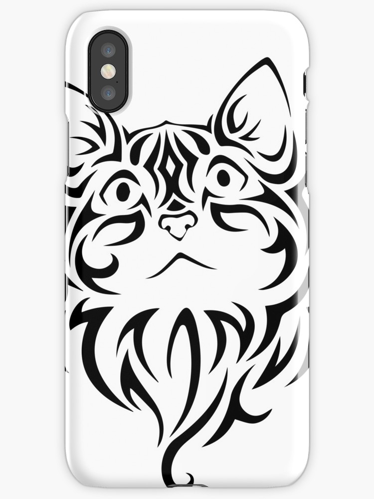 750x1000 Tribal Cat 3 Iphone Cases Amp Skins By Delaneysloane Redbubble
