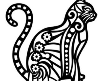 340x270 Tribal Cat Etsy