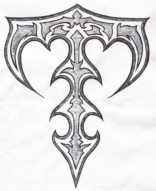 600x732 Tribal Cross Photo Tribal Cross This Photo Was Uploaded By