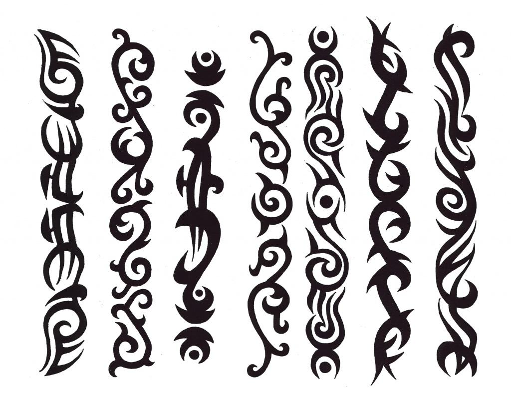 1024x805 Tribal Band Tattoo Stencils