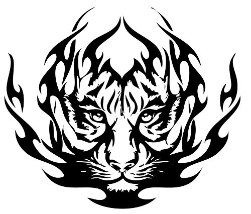 500x426 Tigre Tribal Design