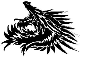 300x200 How To Draw A Tribal Dragon