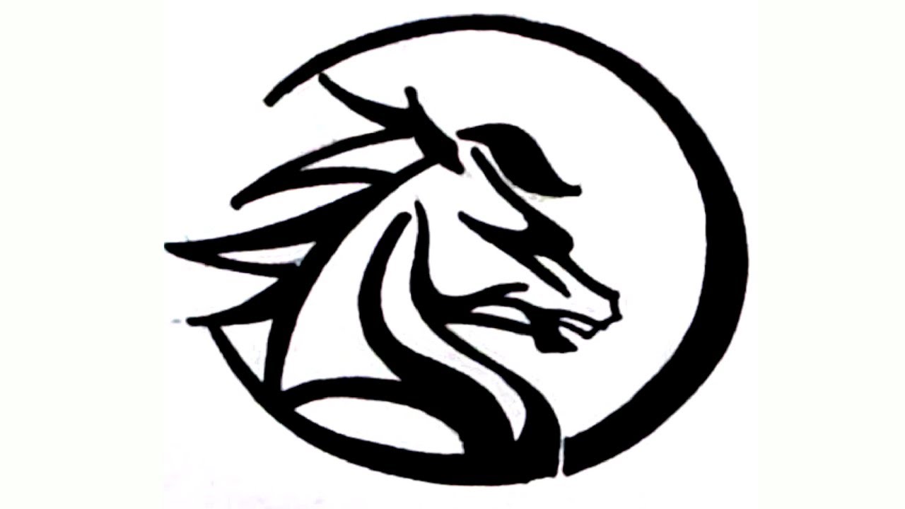 1280x720 How To Draw A Horse Tattoo Tribal Horse Tattoo Design Tribal