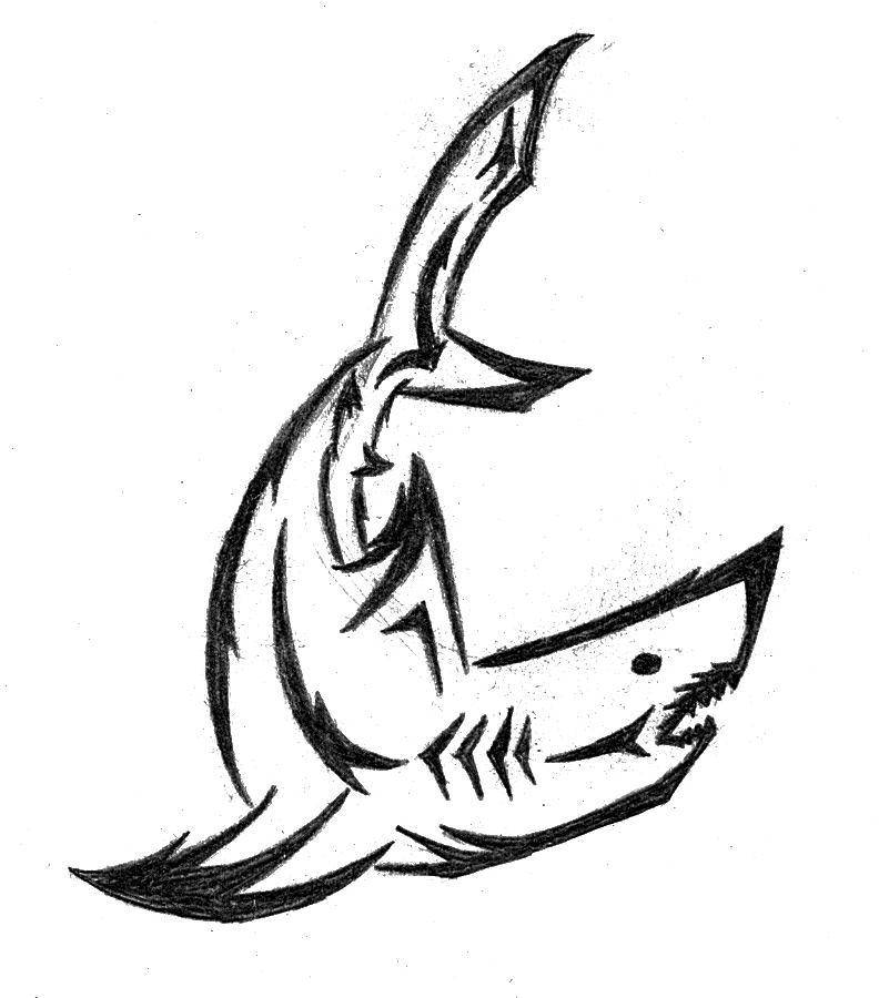 792x900 Tribal Shark By Araishin