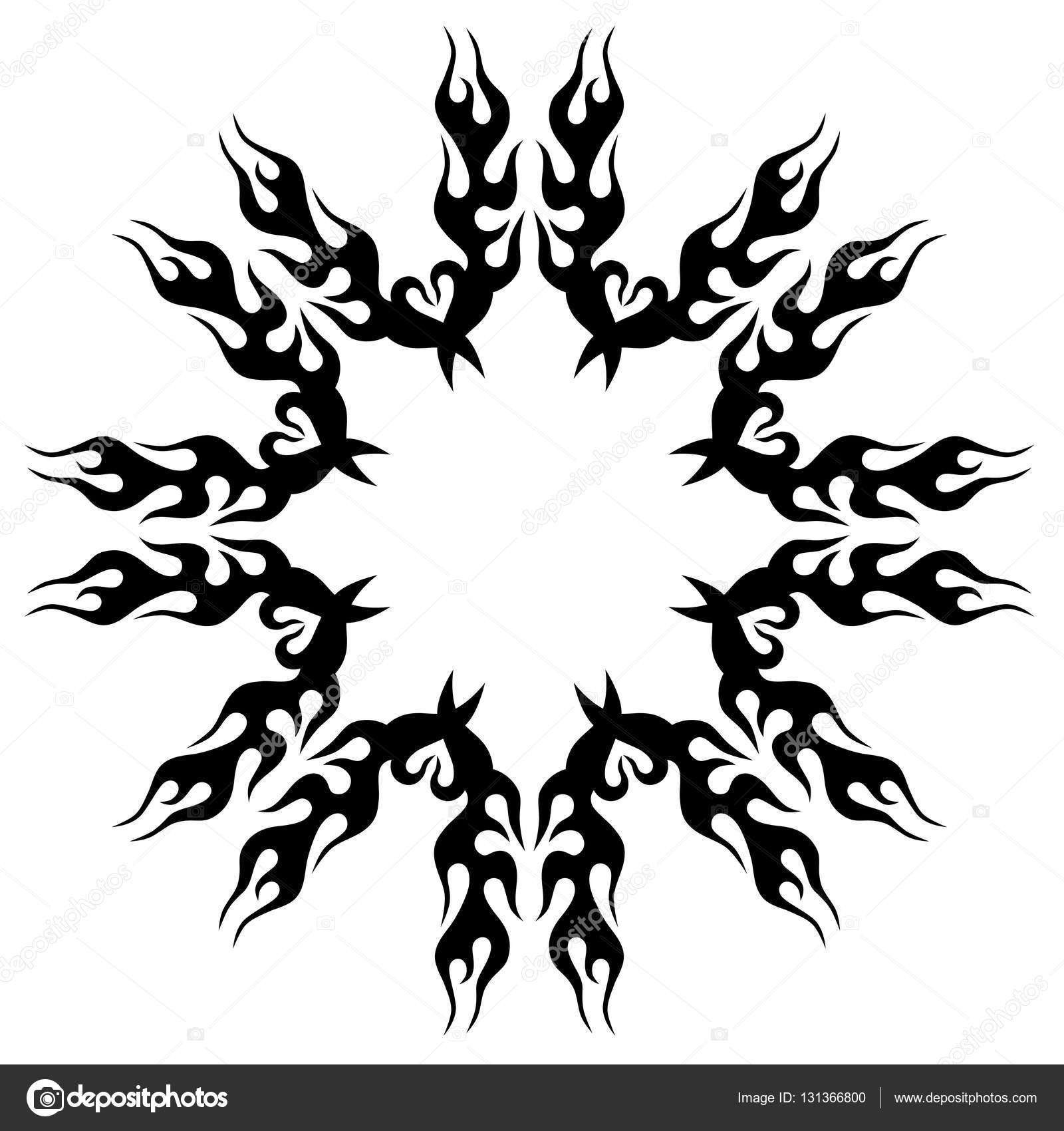 1600x1700 Tribal Mandala Tattoo Designs. Vector Sketch Of A Tattoo. Stock