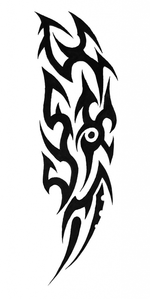 515x1024 Tribal Sleeve Tattoo Designs Free Tribal Tattoo Sleeve Drawings