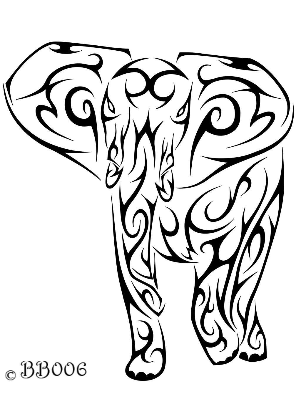 1024x1365 Tribal Elephant