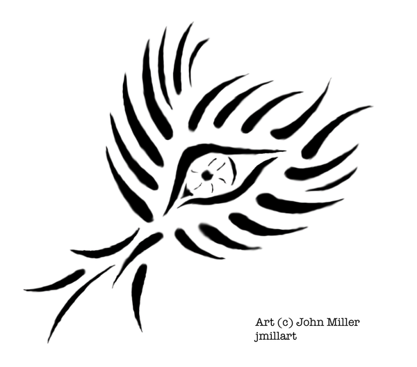 600x527 Easy Tribal Wolf Drawings