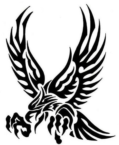 Tribal Eagle Drawing at GetDrawings | Free download