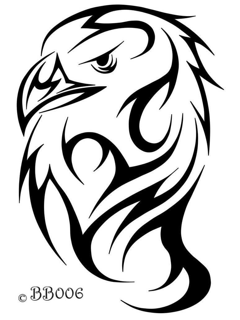 774x1032 Tribal Eagle Head By Blackbutterfly006