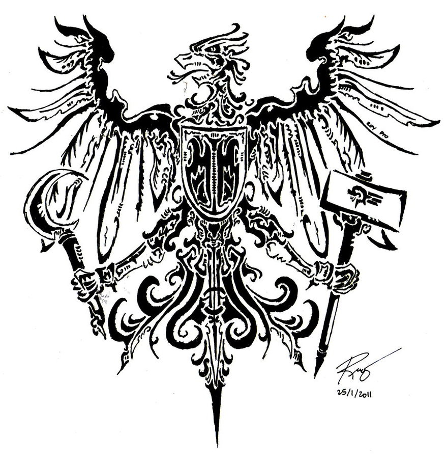 879x909 Tribal Eagle By Roycorleone