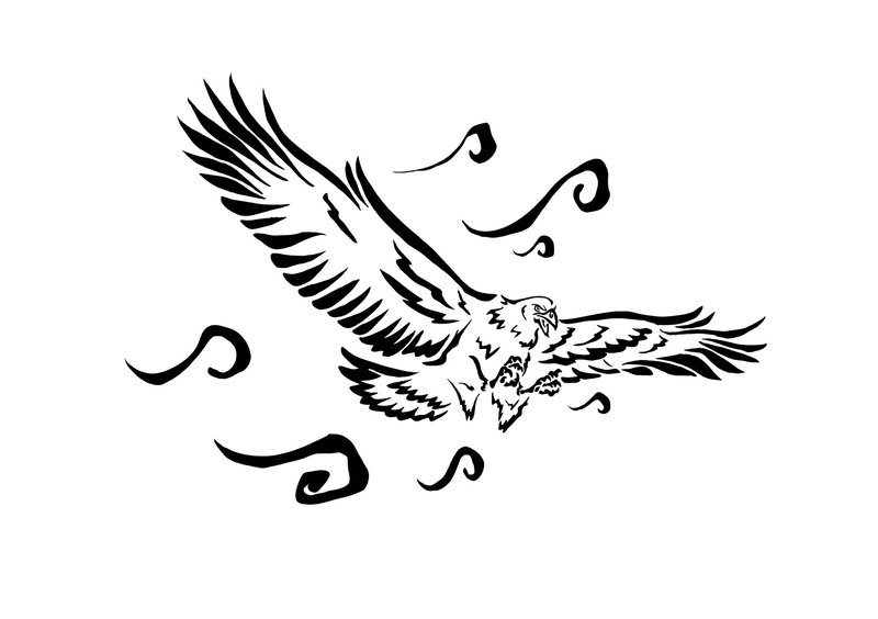 800x564 Tribal Eagle By Xxfenrierxx