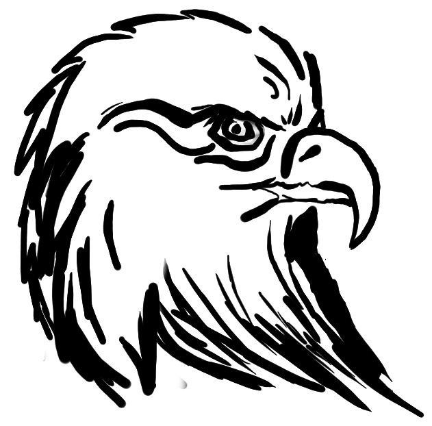 Tribal Eagle Drawing at GetDrawings | Free download