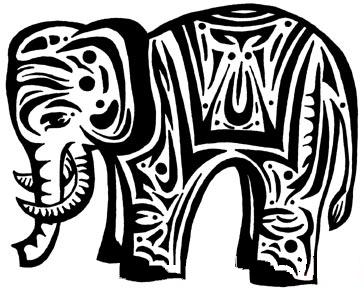 364x291 Tribal Elephant By Corndor1