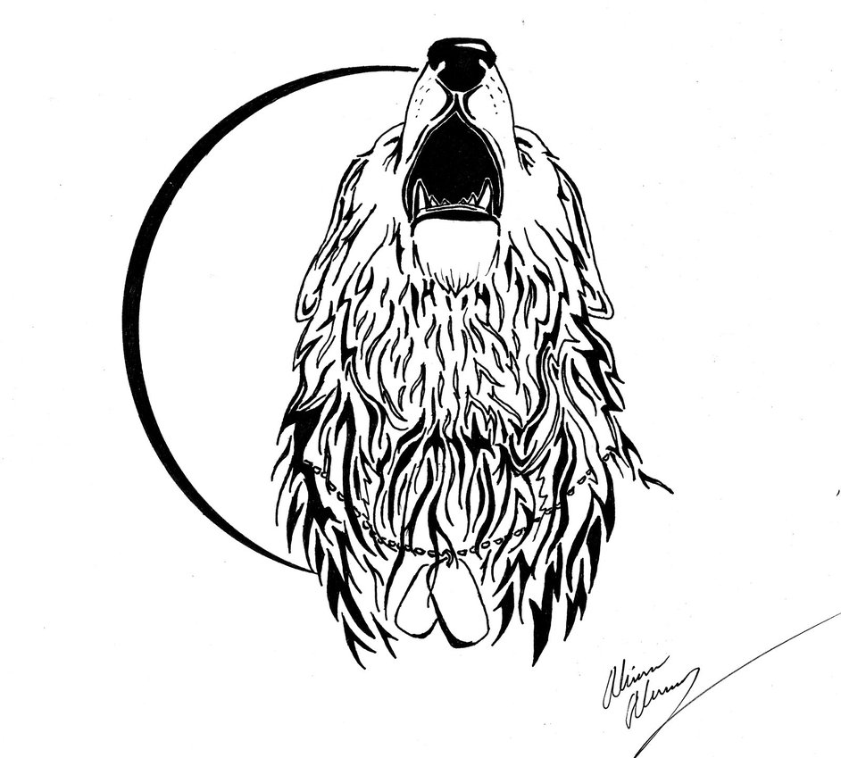 942x849 First Tribal Tattoo By Sinnedwolf