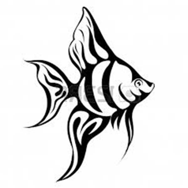 600x600 21 Angel Fish Coloring Page, Angelfish Coloring Pages Download