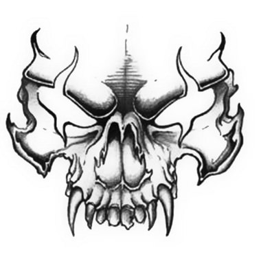 380x380 Skull With Flames Tattoo Tattoo Flame Tattoos