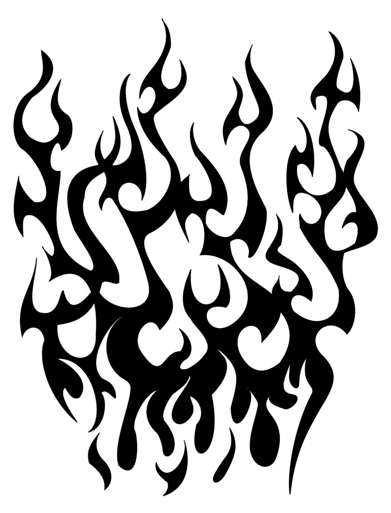 Tribal Flame Drawing at GetDrawings | Free download