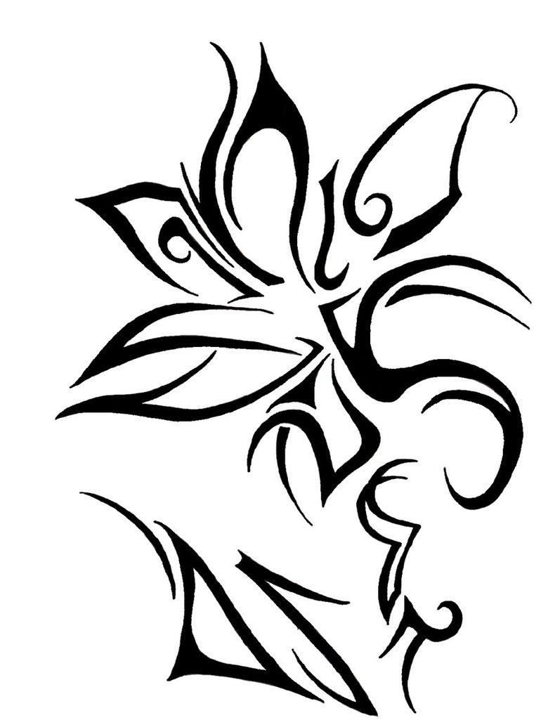 780x1025 Tribal Flower By Lightkiller5k