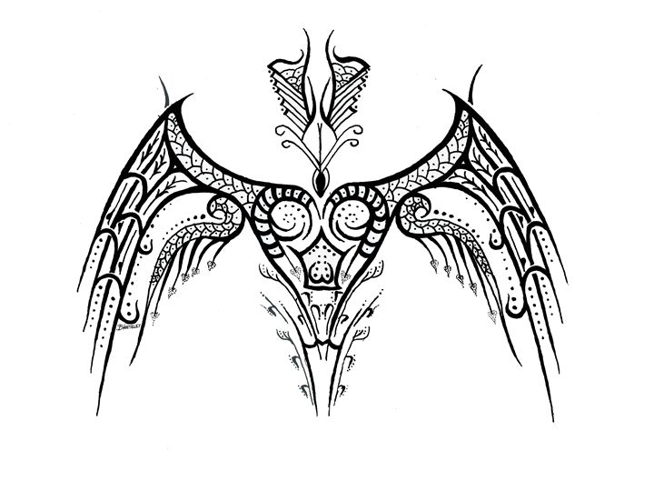 720x529 Heart Tribal Wings