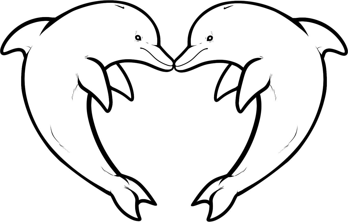 1364x872 Download Heart Tattoo Line Drawing