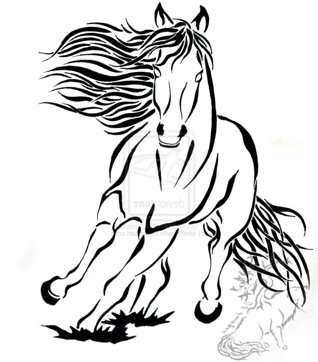 1024x1166 Horse Tattoo Drawings