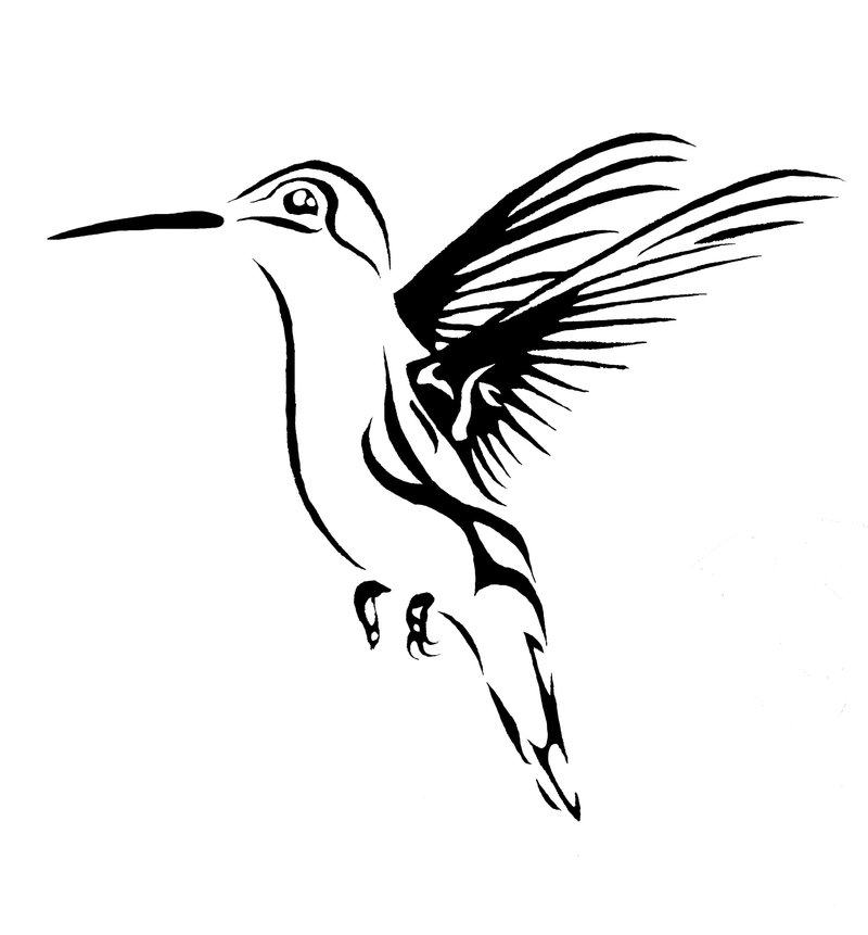800x861 Hummingbird Tribal By Elemental War