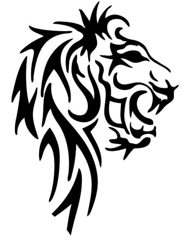 773x1024 1000 Ideas About Tribal Lion Tattoo On Lion Tattoo