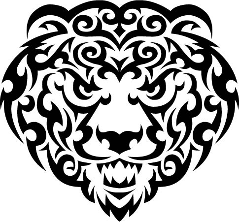 485x451 Tribal Lion By Sakuraalexia