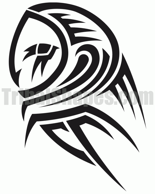 640x800 Gallery For Gt Tribal Owl Tattoo Designs Tattoo Designs