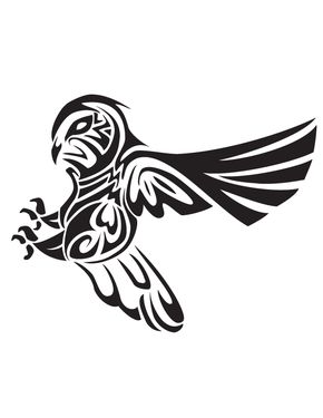 290x375 Tribal Owl Tattoo By Sageofmagic On Tribal Tattoo