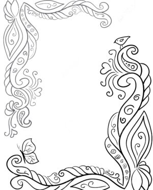 300x372 Diy Drawing Flower Features Flower Pattern Drawing And Floral