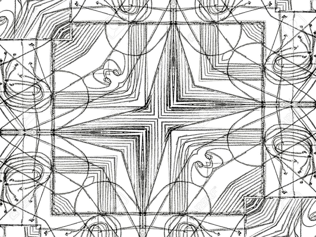 1300x975 Pencil Drawing And Digital Edition Technique Black And White