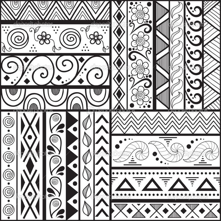 736x736 Easy Tribal Patterns To Draw Pictures