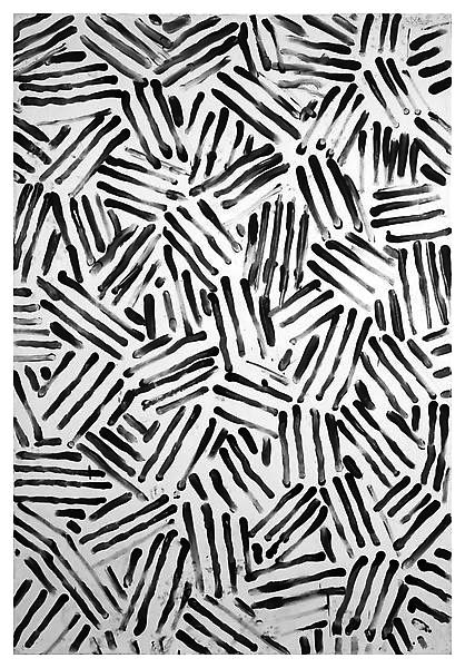 418x600 Sketchy Monochrome Surface Pattern Design