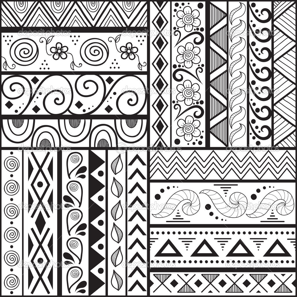 1024x1024 Tribal Print Drawings How To Draw Tribal Print Roadrunnersae