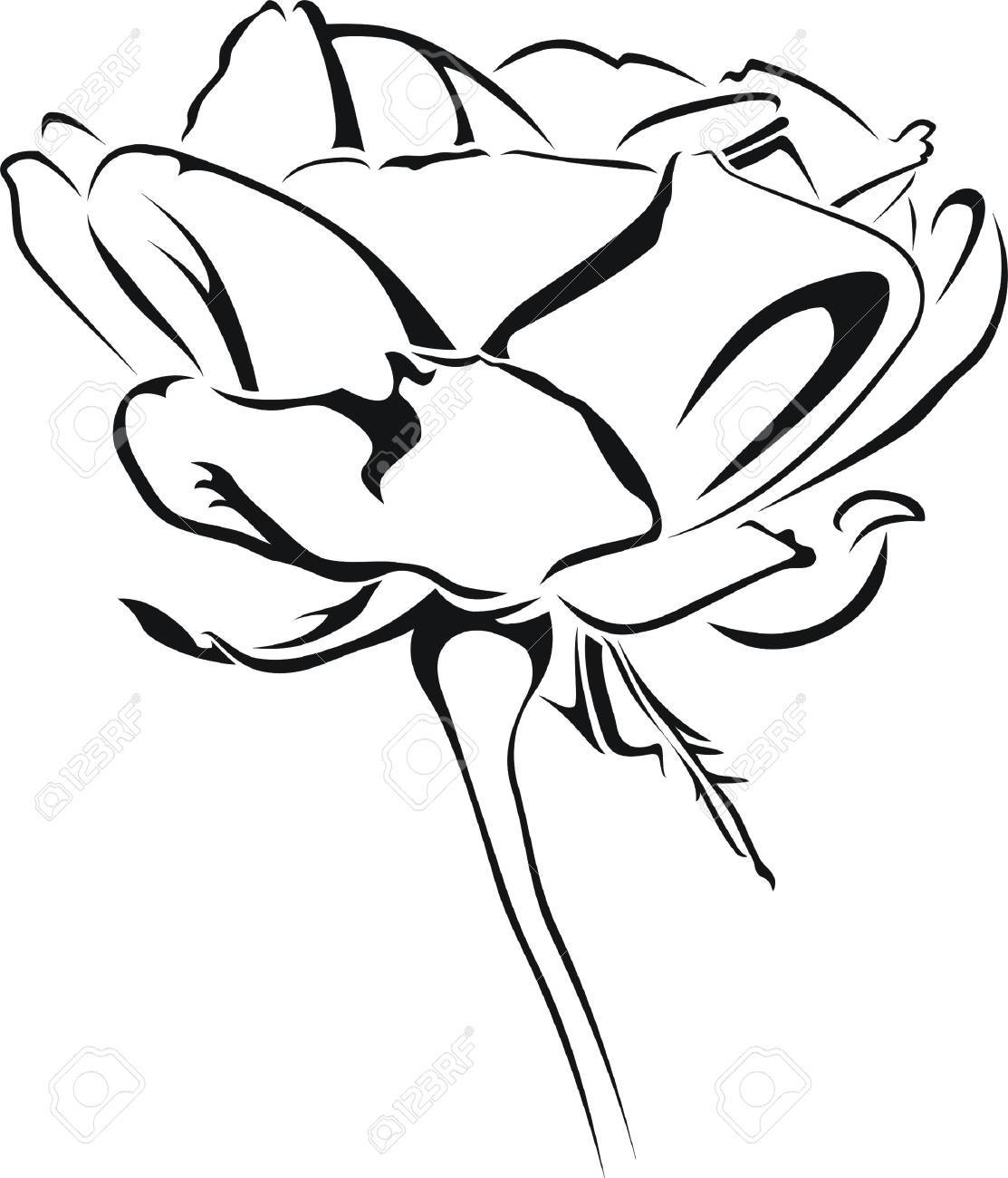 1113x1300 Tribal Rose Like Royalty Free Cliparts, Vectors, And Stock