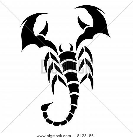 450x470 Tattoo Tribal Scorpion. Tribal Vector Amp Photo Bigstock